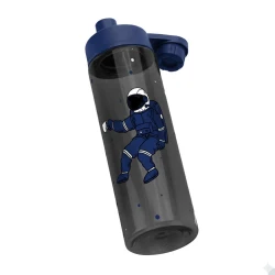 Garrafa para água plástica life 700ml astronauta