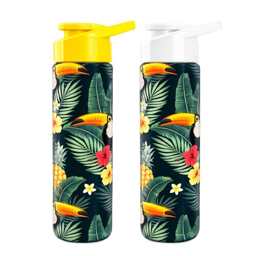 Garrafa plástica 700ml brasilidades Tucanos sortidas Plasduran