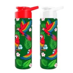 Garrafa plástica 700ml brasilidades araras sortidas Plasduran