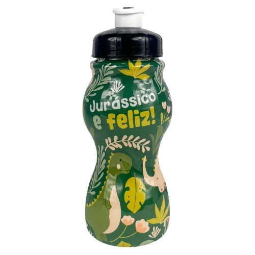 Garrafa plástica infantil 250ml sleeve Dinos Plasduran Garrafa plástica infantil 250ml sleeve Dinos Plasduran