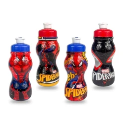 Garrafa plástica infantil 250ml sleeve Spider Man Plasduran