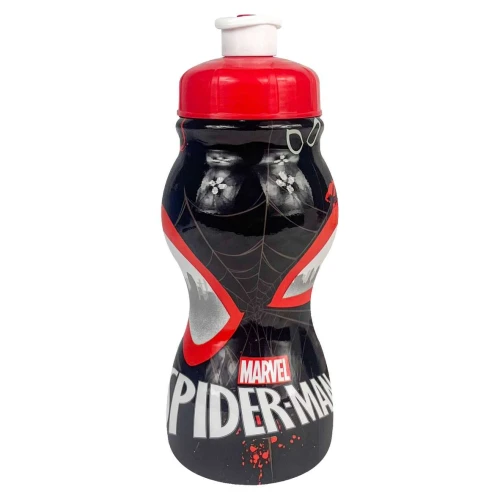 Garrafa plástica infantil 250ml sleeve Spider Man Plasduran