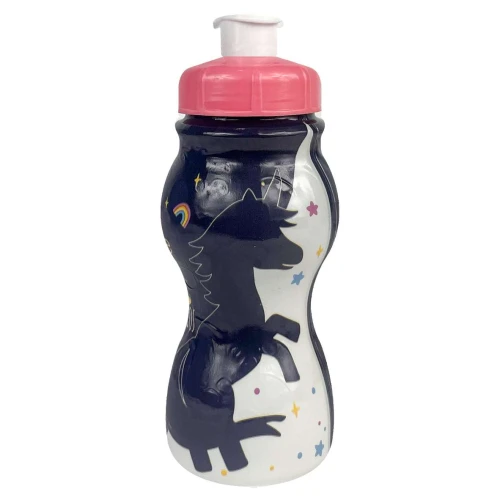 Garrafa plástica infantil 250ml sleeve Unicórino Plasduran Garrafa plástica infantil 250ml sleeve Unicórino Plasduran