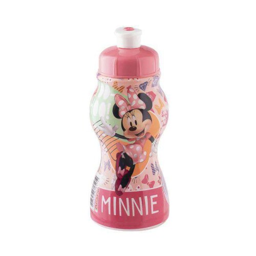 Garrafa plástica infantil 250ml sleeve minnie plasduran