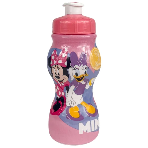 Garrafa plástica infantil 250ml sleeve minnie plasduran
