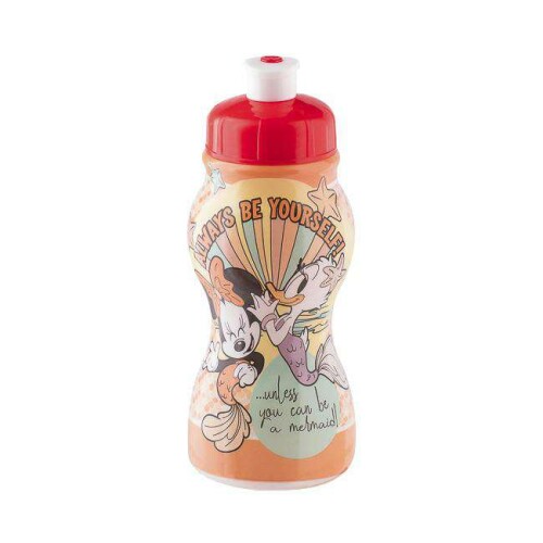 Garrafa plástica infantil 250ml sleeve minnie plasduran