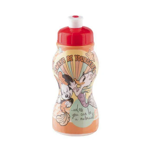 Garrafa plástica infantil 250ml sleeve minnie plasduran