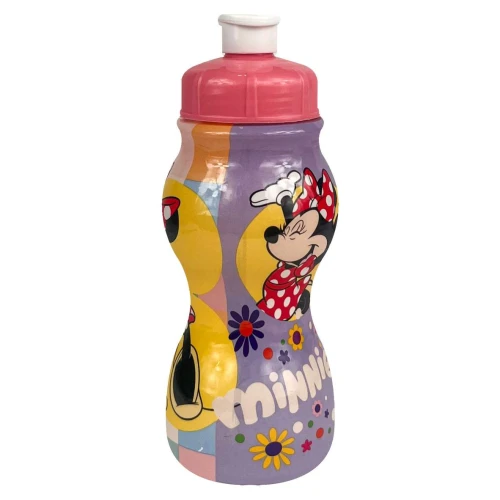 Garrafa plástica infantil 250ml sleeve minnie plasduran