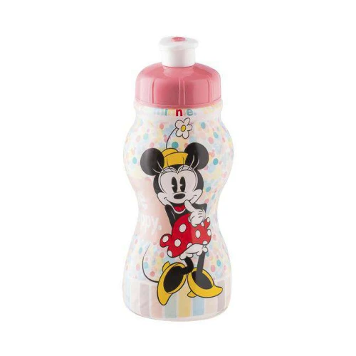 Garrafa plástica infantil 250ml sleeve minnie plasduran