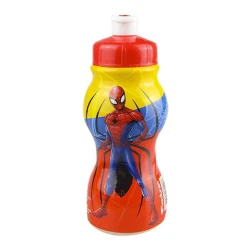 Garrafa plástica infantil 250ml sleeve spider man plasduran