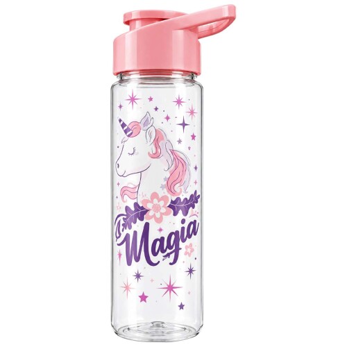 Garrafa plástica squeeze 700ml frases sortidas