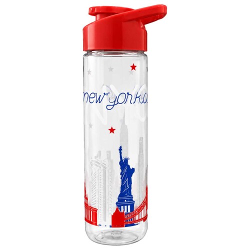 Garrafa plástica squeeze 700ml frases sortidas