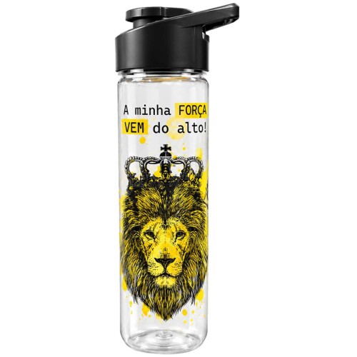 Garrafa plástica squeeze 700ml frases sortidas