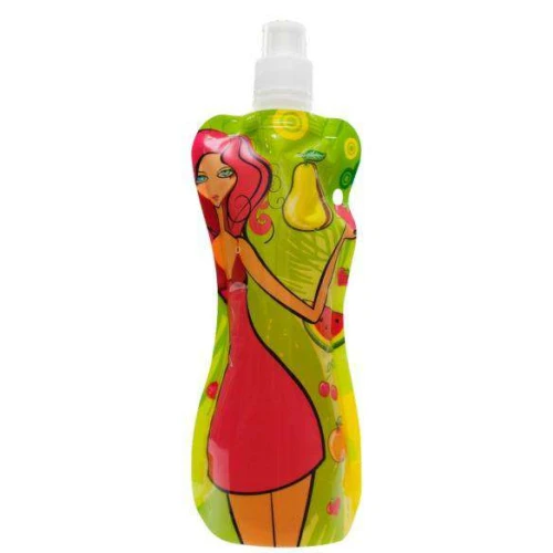Garrafa plástica squeeze dobrável KL-0599