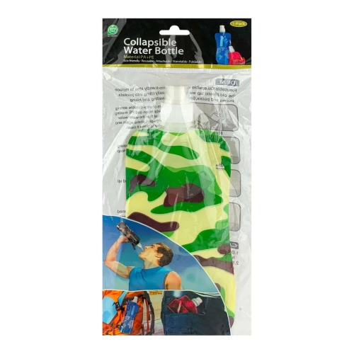 Garrafa plástica squeeze dobrável KL-0599