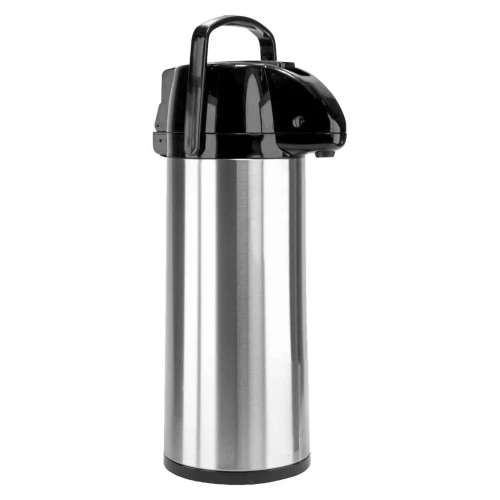 Garrafa térmica 2,5 litros inox pressão mônaco Unitermi