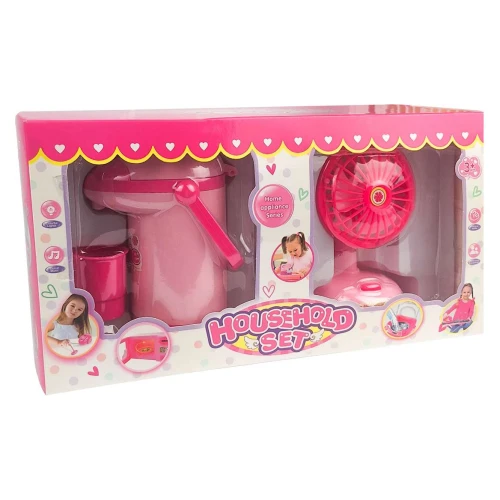 Garrafa térmica e ventilador com som e luz Garrafa térmica e ventilador com som e luz