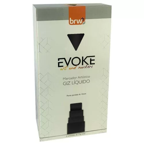 Giz líquido preto 25 gramas evoke Brw Giz líquido preto 25 gramas evoke Brw