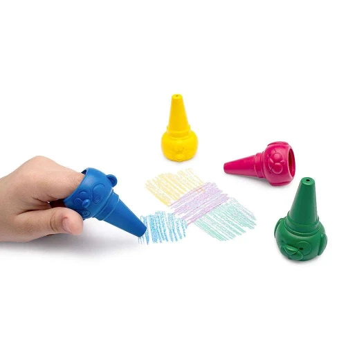 Gizão de cera Leo e Leo de dedo color joy com 10 unidades