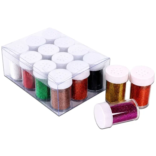 Gliter cores sortido 13gr com 12 unidades Gliter cores sortido 13gr com 12 unidades