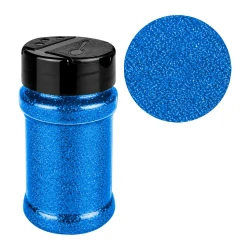 Glitter 1mm no pote 40g azul escuro