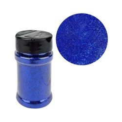 Glitter no pote 40g azul escuro Brilha Festa