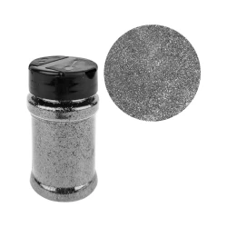 Glitter no pote 40g prata Brilha Festa
