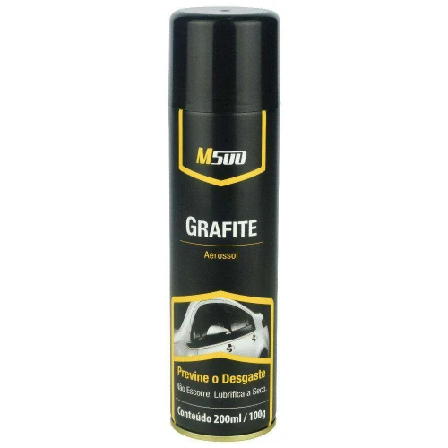 Grafite aerosol M500 200ml/100g Baston