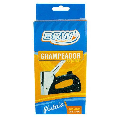 Grampeador pistola metal para tapeceiro 106/6-106/8 Grampeador pistola metal para tapeceiro 106/6-106/8