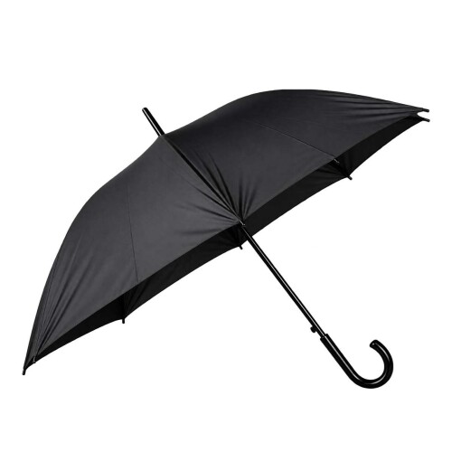 Guarda chuva grande duplo cabo curvo 96cm preto Mizpa Guarda chuva grande duplo cabo curvo 96cm preto Mizpa