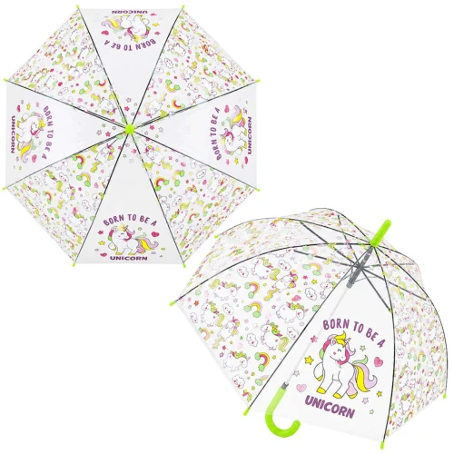 Guarda chuva infantil unicórnio com apito sortidos Guarda chuva infantil unicórnio com apito sortidos