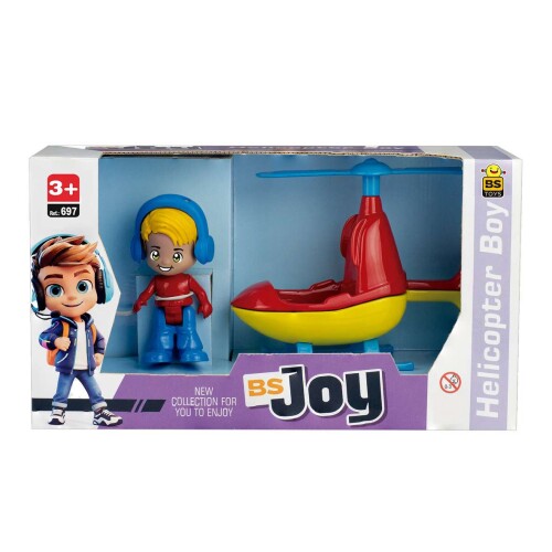 Helicoptero com boneco BS Toys Helicoptero com boneco BS Toys