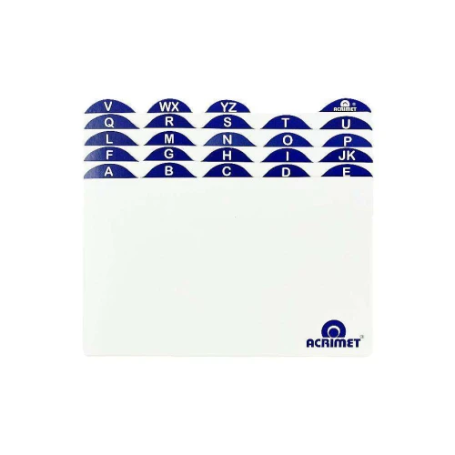 Índice para fichário a-z papelão Acrimet
