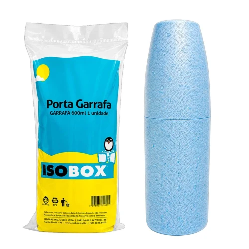Isopor para garrafa cerveja 600ml Isoterm Isopor para garrafa cerveja 600ml Isoterm