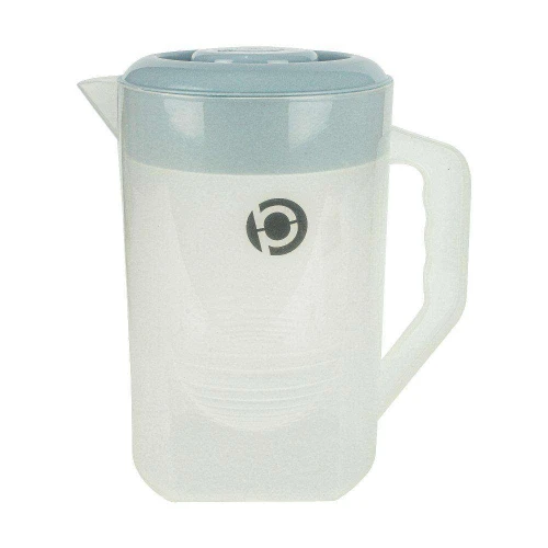 Jarra plástica 3,5L tampa redonda transparente Plastbon