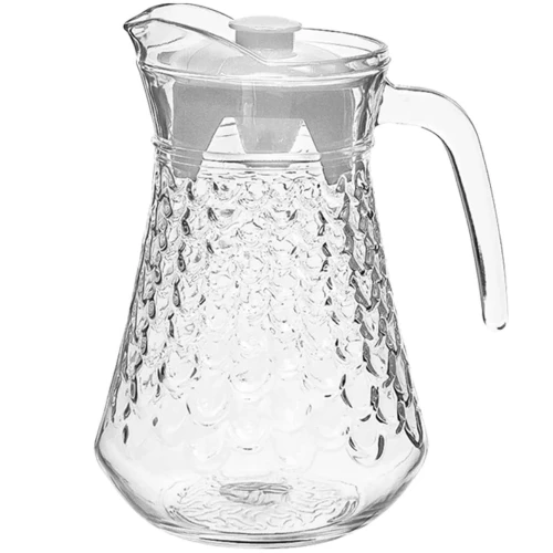 Jarra de vidro 1300ml com tampa hungria Jarra de vidro 1300ml com tampa hungria