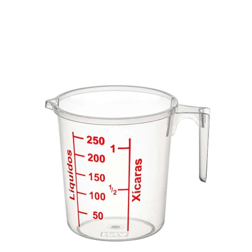Jarra plástica de medida 250ml Ercaplast