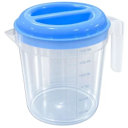 Jarra plástica medidora 1,8l com tampa