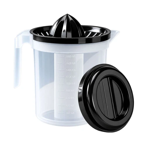 Jarra plástica medidora 1,8l com tampa e espremedor Jarra plástica medidora 1,8l com tampa e espremedor