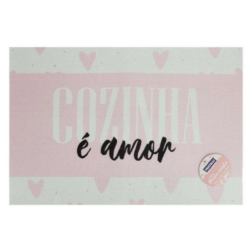Jogo americano para mesa pvc com 01 unidade 30x45cm sortido