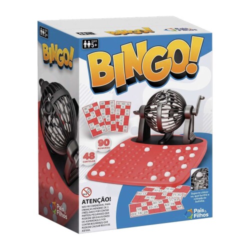 Jogo Super Bingo com 48 cartelas Jogo Super Bingo com 48 cartelas