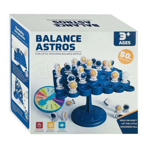 Jogo blocos empilhaveis balance astros 50 peças