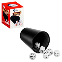 Jogo caneco e dados para general com 06 peças Interponte