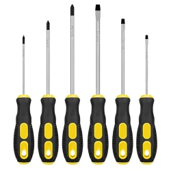 Jogo de chaves de fenda e philips 6 peças