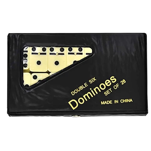 Jogo de dominó 9mm estojo lona Jogo de dominó 9mm estojo lona