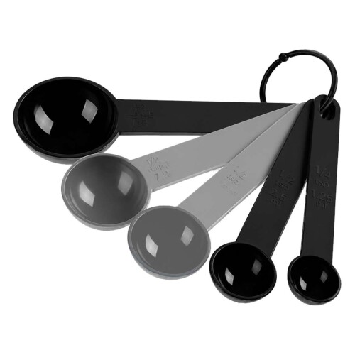 Jogo de medidas colheres plástica com 05 unidades