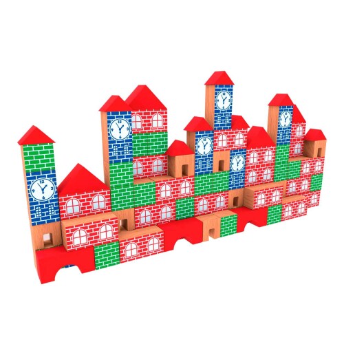 Jogo de montar pequeno engenheiro com 100 peças GGBplast