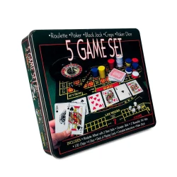 Jogo de roleta cassino 5 em 1