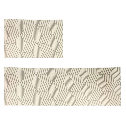 Jogo de tapete com passadeira com 02 unidades sortidos