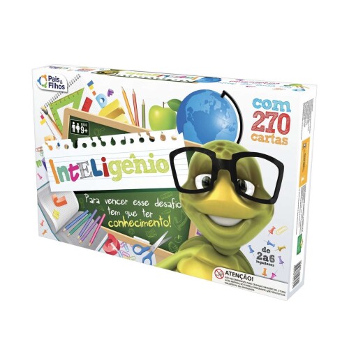 Jogo educativo Inteligênio com 270 cartas Jogo educativo Inteligênio com 270 cartas